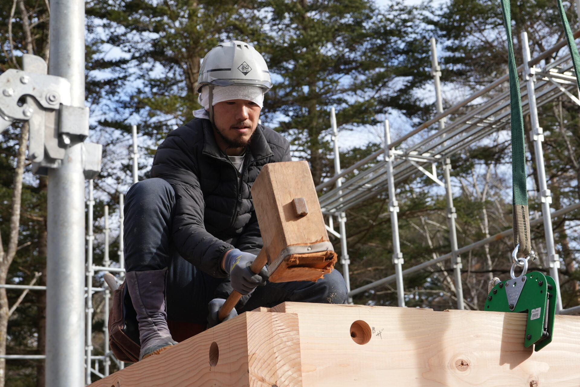 建て方が始まりました